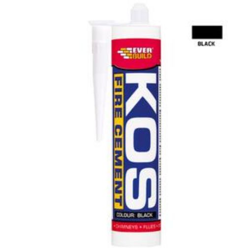 Picture of SIKA KOS Black Fire Cement 300ml High Temperature Applications
