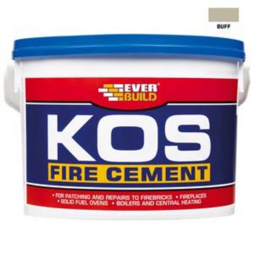 Picture of SIKA KOS Buff Fire Cement 2kg High Temperature Applications