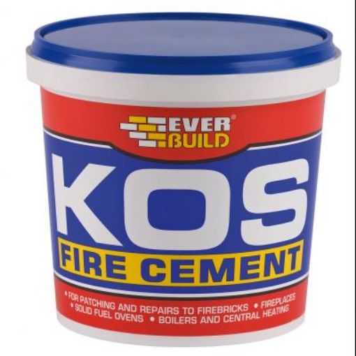 Picture of SIKA KOS Black Fire Cement 1kg High Temperature Applications