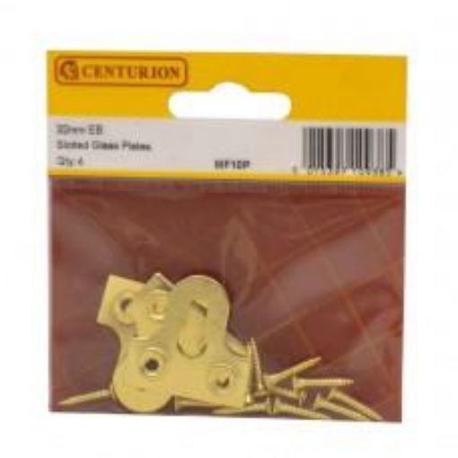 Picture of Centurion Electro Brass Slotted Glass Plate 32mm