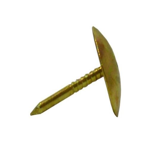 Picture of Centurion Electro Brass Upholstery Nails Pack of 30 Dome Head