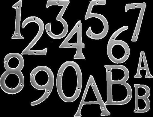 Picture of Centurion Chrome Door Numeral 75mm Number '1' With Screws