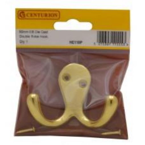 Picture of Centurion Brass Double Road Hook 70mm
