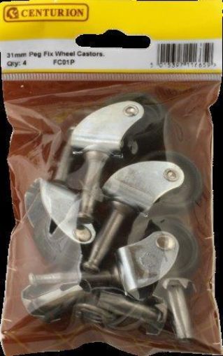 Picture of Centurion Wheel Castor Peg Fixed 31mm 43kg Load Bearing