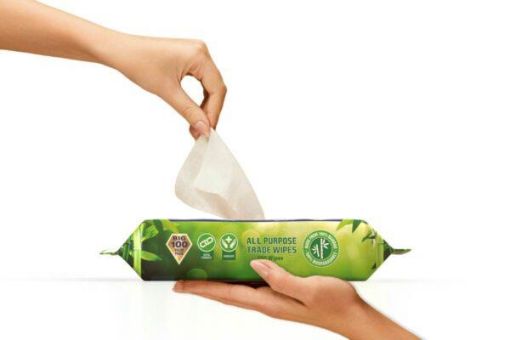 Picture of HIPPO Multi-Purpose Bamboo Wipes Large Pack of 80