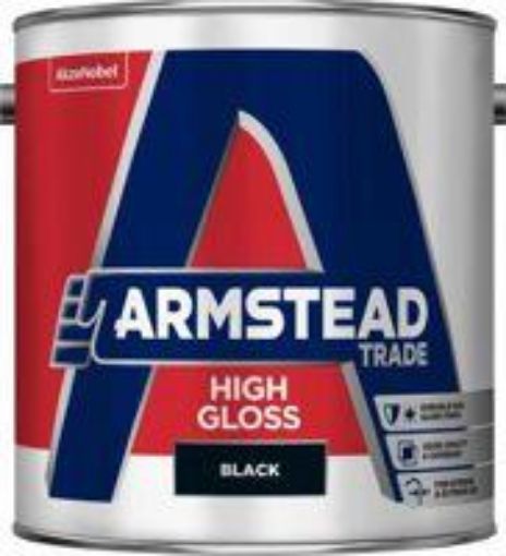 Picture of Armstead Trade Black High Gloss Paint 2.5L