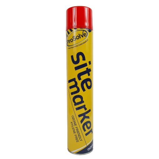 Picture of Prosolve Red Acrylic Line Marker Spray 750ml Line Marking Paint
