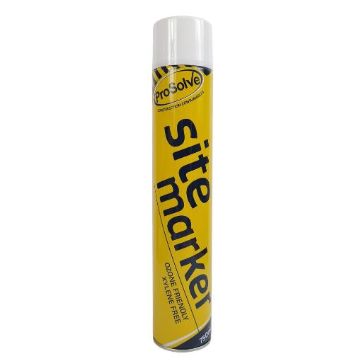 Picture of Prosolve White Acrylic Line Marker Spray 750ml Line Marking Paint