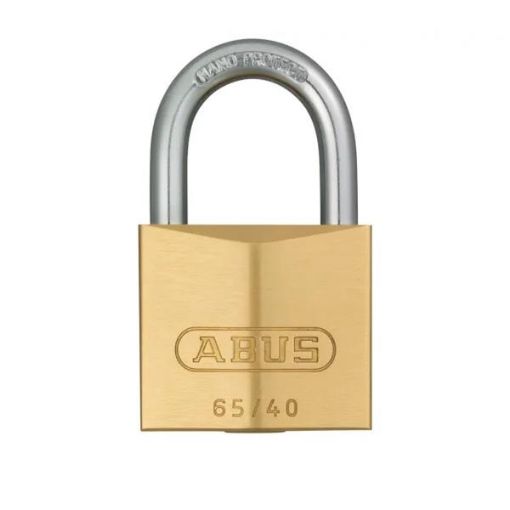 Picture of ABUS 65/40 Brass Keyed Alike Padlock 40mm Key No. KA6404