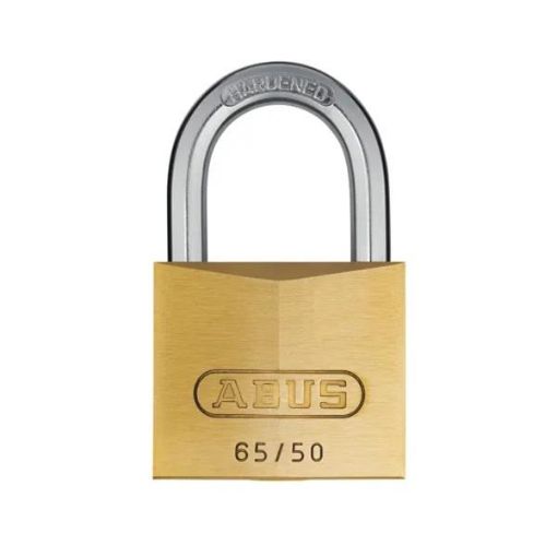 Picture of ABUS 65/50 Brass Keyed Alike Padlock 50mm Key No. KA6504