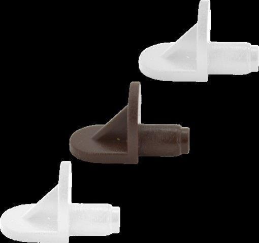 Picture of Centurion White Push-In Shelf Support 5mm Pack of 10