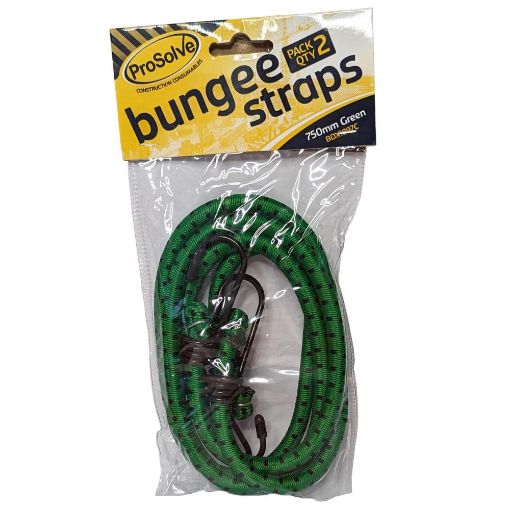 Picture of Prosolve Green Bungee Straps 750mm Pair