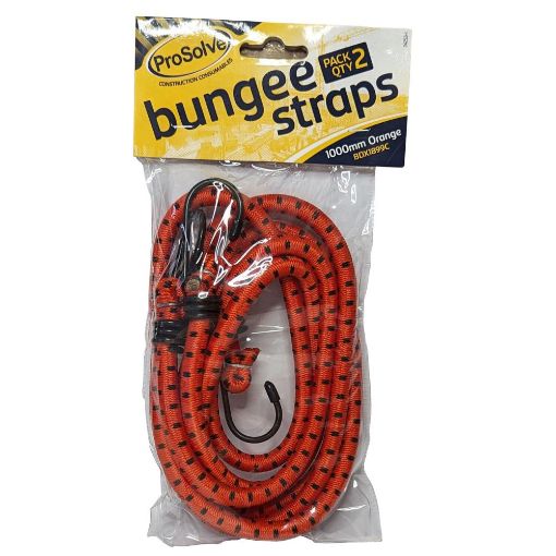Picture of Prosolve Orange Bungee Straps 1000mm Pair