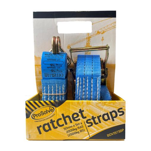 Picture of Prosolve Ratchet Strap 50x5m 2000kg Load Strength