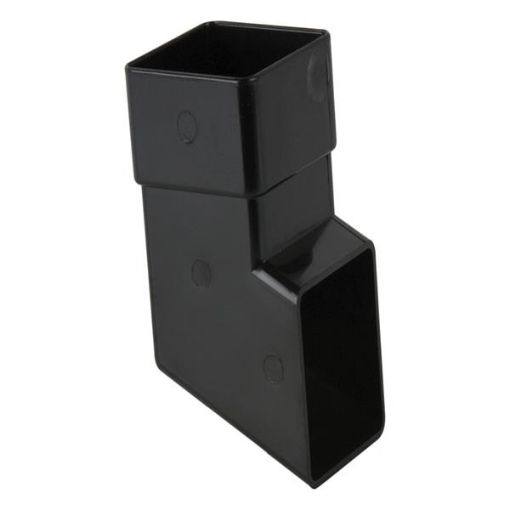 Picture of Brett Martin Black Square Downpipe Shoe 65mm BR516B