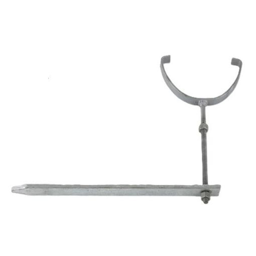 Picture of Brett Martin Roundstyle Galvanised Rise & Fall Bracket 112mm BRF4