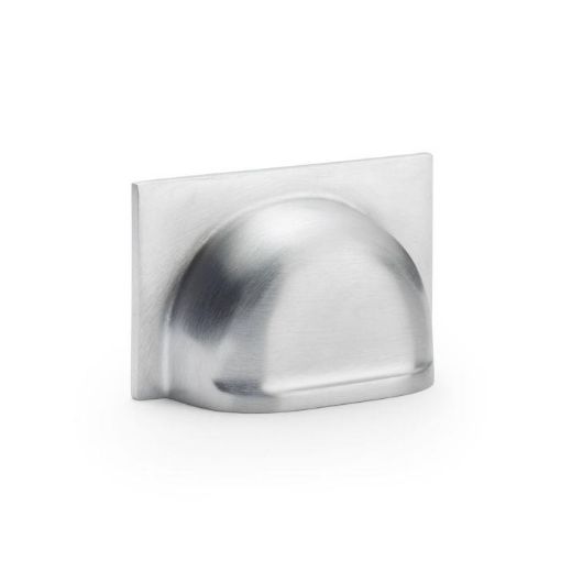 Picture of Alexander & Wilks Quantock Satin Chrome Cup Pull Handle 96mm