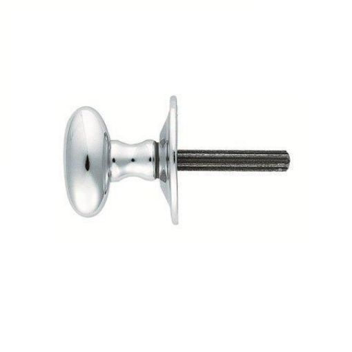 Picture of Carlisle Brass Polished Brass Oval Thumbturn Window Rack Bolt Victorian Style