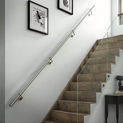 Picture of Rothley Brushed Stainless Handrail Kit 3.6m Stair Handrail