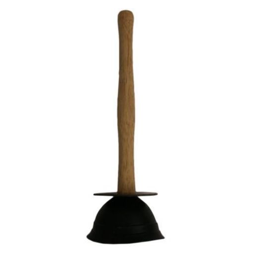 Picture of Centurion Wooden Handle Rubber Mould Sink Plunger 3"