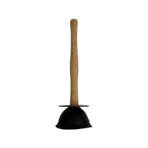 Picture of Centurion Wooden Handle Rubber Mould Sink Plunger 4"