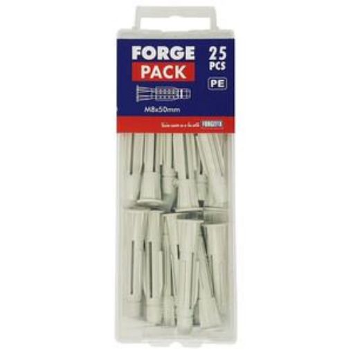 Picture of ForgeFix Fixing Plugs M6x40mm Pack of 35 Universal
