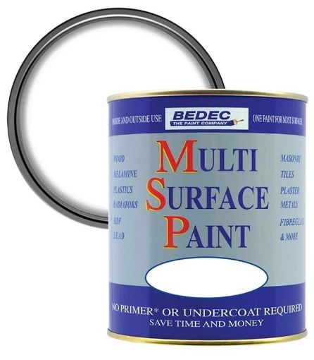 Picture of Bedec Soft White Multi-Surface Paint 750ml Gloss Finish