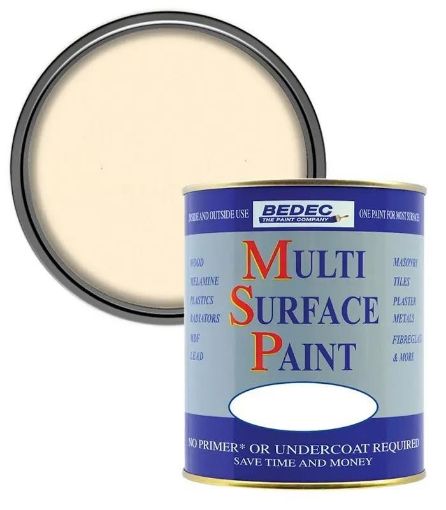 Picture of Bedec Magnolia Multi-Surface Paint 750ml Gloss Finish