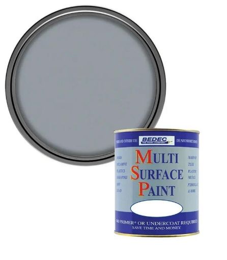 Picture of Bedec Silver Multi-Surface Paint 750ml Satin Finish