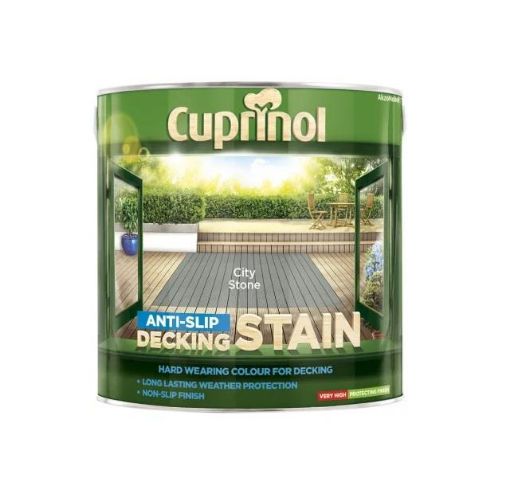 Picture of Cuprinol City Stone Anti-Slip Decking Stain 2.5L